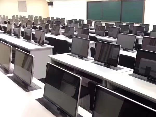 智慧教室智能培训会议室智能显示屏升降场景